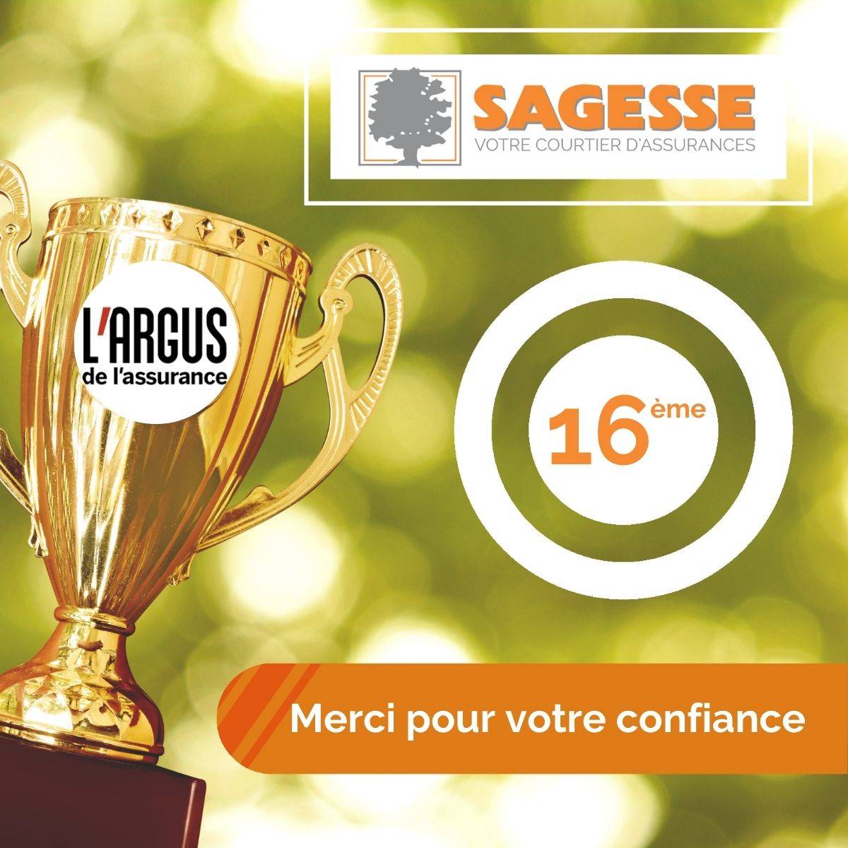 Classement de l'ARGUS DE L'assurance
